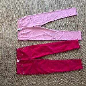 Tbbc and Crewcuts pants lot of 2 pairs size 10 girls